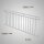 HAGO24 Französischer Balkon Fenstergitter Geländer Stahl Stabgeländer Weiß 225x90cm Julietbalustrade Scheinbalkon Vorstellbalkon Brüstungsgitter Austrittsbalkon