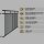 HAGO24 Französischer Balkon Fenstergitter Geländer Stahl Stabgeländer Anthrazit 225x90cm Julietbalustrade Scheinbalkon Vorstellbalkon Brüstungsgitter Austrittsbalkon