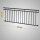 HAGO24 Französischer Balkon Fenstergitter Geländer Stahl Stabgeländer Anthrazit 225x90cm Julietbalustrade Scheinbalkon Vorstellbalkon Brüstungsgitter Austrittsbalkon