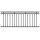 HAGO24 Französischer Balkon Fenstergitter Geländer Stahl Stabgeländer Anthrazit 225x90cm Julietbalustrade Scheinbalkon Vorstellbalkon Brüstungsgitter Austrittsbalkon