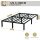 HAGO24 Bettgestell 120x200cm Einzelbett Stahlrahmen Lattenrost Schwarz 24cm Höhe Pulverbeschichtet Gästebett Jugendbett Metallrahmen