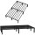 HAGO24 Bettgestell 120x200cm Einzelbett Stahlrahmen Lattenrost Schwarz 24cm Höhe Pulverbeschichtet Gästebett Jugendbett Metallrahmen
