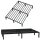 HAGO24 Bettgestell 140x200cm Einzelbett Stahlrahmen Lattenrost Schwarz 24cm Höhe Pulverbeschichtet Gästebett Jugendbett Metallrahmen