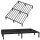 HAGO24 Bettgestell 140x200cm Einzelbett Stahlrahmen Lattenrost Anthrazit 24cm Höhe Pulverbeschichtet Gästebett Jugendbett Metallrahmen
