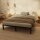 HAGO24 Bettgestell 160x200cm Einzelbett Stahlrahmen Lattenrost Anthrazit 24cm Höhe Pulverbeschichtet Gästebett Jugendbett Metallrahmen