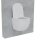 HAGO24 Hänge WC Spülrandlos Tornadospülung Softclose Duroplast WC Sitz Lotuseffekt Keramik Wandhängend Abnehmbar Kurzausführung Weiß Lang 54cm