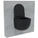 HAGO24 Hänge WC Spülrandlos Tornadospülung...