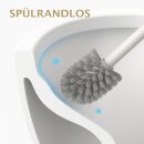 HAGO24 2in1 Hänge WC Bidet Tornadospülung Spülrandlos Softclose Duroplast WC Sitz Lang Lotuseffekt Abnehmbar Keramik Kurzausführung Weiß 54cm