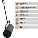 HAGO24 Gartenwalze Rasenwalze Handwalze 90cm Stahl 63L...