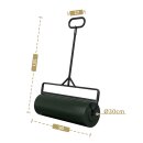 HAGO24 Gartenwalze Rasenwalze Handwalze 90cm Stahl 63L befüllbar Wasser Sand Abstreifblech Verdichten Einebnen