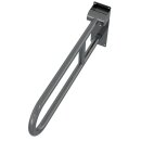 HAGO24 Klappbarer WC Haltegriff Edelstahl klappbar Aufstehhilfe Stützgriff Badhalterung Seniorenhilfe Barrierefrei Griffhilfe Toilette 200kg