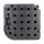 HAGO24 Schirmständerplatten 4er Set Sonnenschirmständer Gewichtsplatten Schirmfuß Beschwerung Kreuzständer Balkon Terrasse HDPE Kunststoff befüllbar Sand Wasser bis 80kg