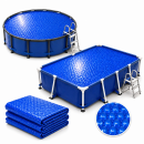 HAGO24 Pool Solarfolie Blau Solarheizung Poolabdeckung...