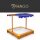 HAGO24 Sandkasten Sandbox Sandkiste Massivholz Dach UV-Schutz Bodenvlies Kinder Garten Spielzeug Sicherheit Outdoor Spielspaß Abdeckung Neigbar Höhenverstellbar