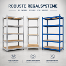 HAGO24 Schwerlastregal Lagerregal Werkstattregal MDF...